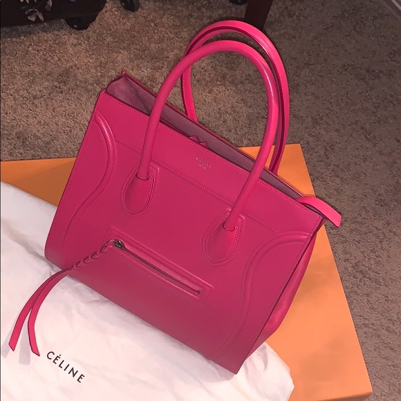 Celine Handbags - Authentic Celine Medium Phantom Tote